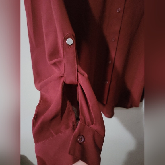 Womens Mesh Button Down - Picture 3 of 8